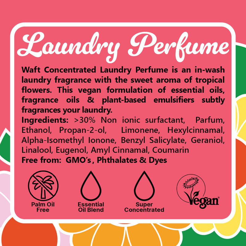 Concentrated Laundry Perfume in Tropical Flowers 50ml (100 Wash)