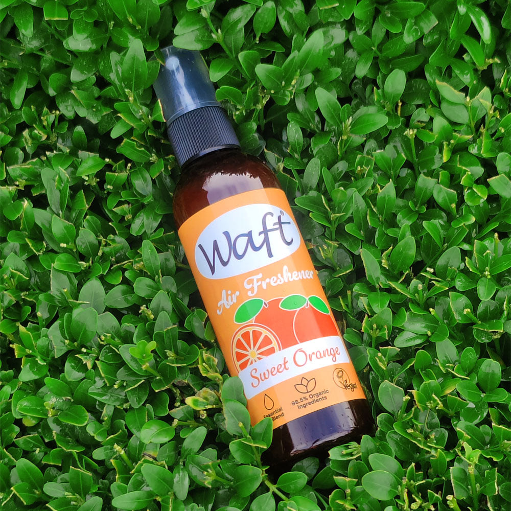 Waft Air Freshener | Sweet Orange | 100ml | Natural Essential Oil Room Spray