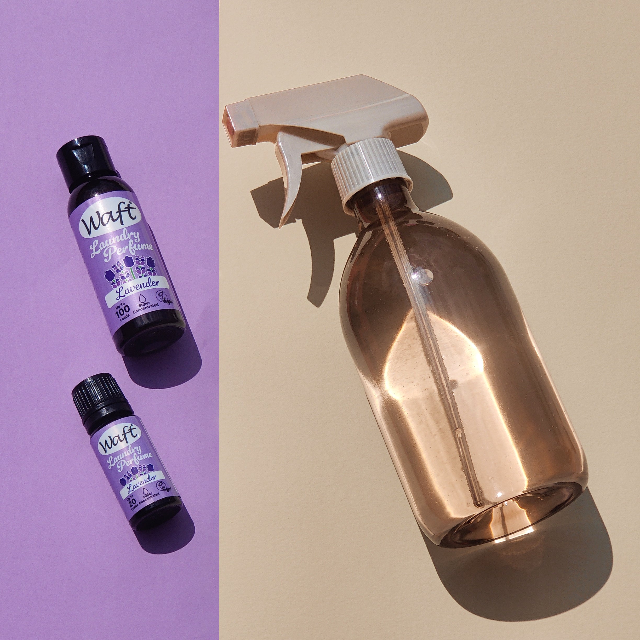 Waft Laundry Perfume | Lavender | 50ml | 100 Washes – Concentrated Laundry Scent