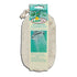LoofCo Bathroom Cleaning Pad in packaging made from natural loofah, designed for scrubbing larger areas tiles and sinks.