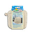 Single LoofCo cleaning pad for kitchens and bathrooms, made from loofah and cotton.