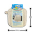 LoofCo Cleaning Pad in packaging on white background with measurements