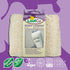 LoofCo Body Loofah in packaging on colourful purple background with sustainability icons