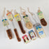 Set of LoofCo Bottle Brushes with packaging on a white background