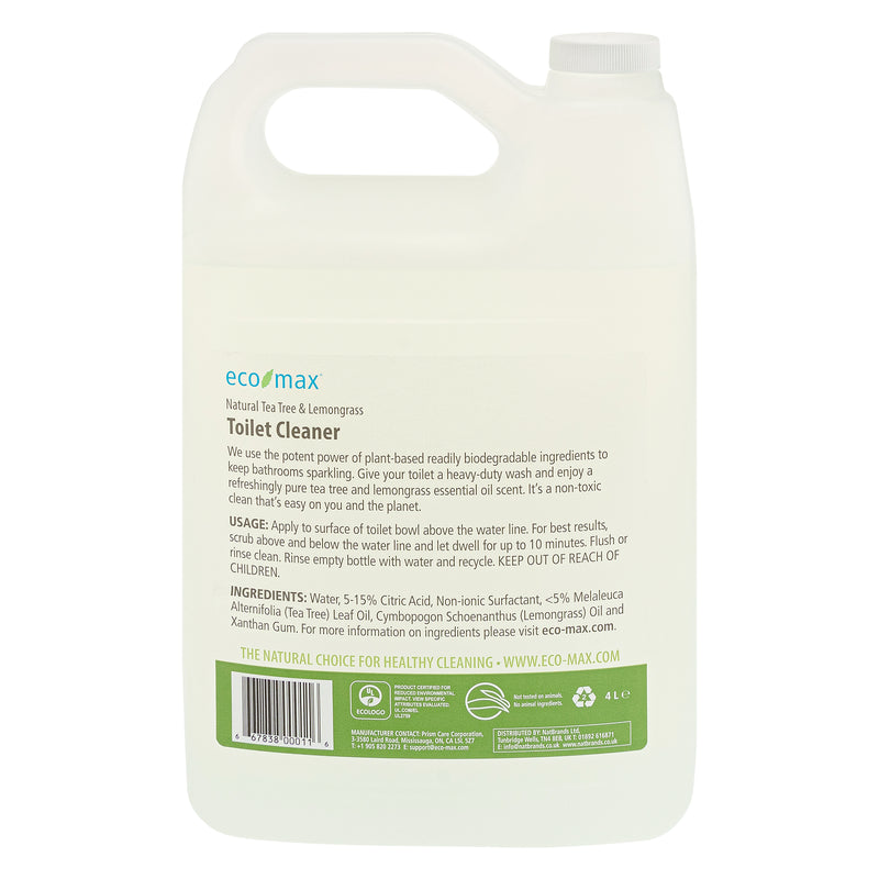 Toilet Cleaner - NATURAL TEA TREE & LEMONGRASS 4L