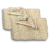 2 LoofCo Washing-Up Pads made of loofah on a white background